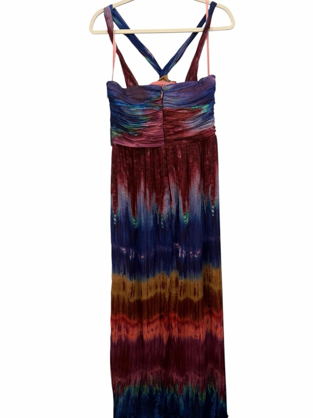 Dress The Population Womens Tau Colorful Maxi Dress Gown size large NWT - Picture 6 of 10